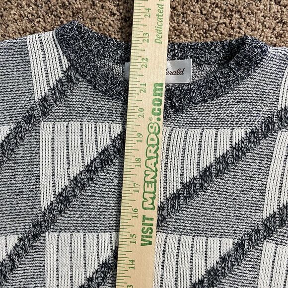 VTG 80s 90s Michael Gerald Crewneck Sweater Size S/M Unisex Pull Over Geometric - Picture 6 of 6